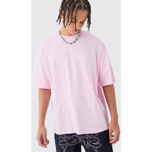 T-shirt oversize basique à col montant - L - Boohooman - Modalova