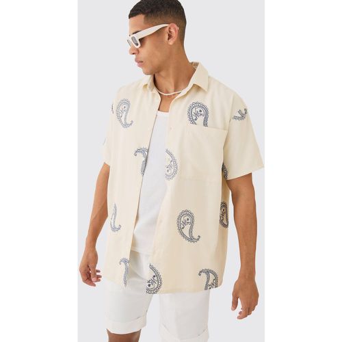 Chemise oversize à imprimé cachemire - S - Boohooman - Modalova