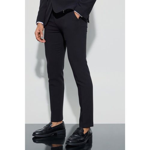 Pantalon de costume skinny en jersey - 34 - Boohooman - Modalova