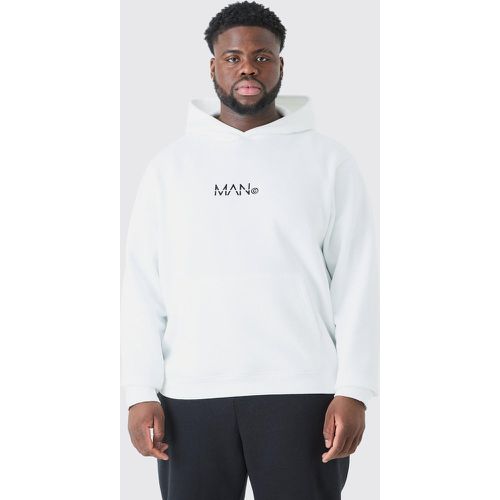 Grande taille - Sweat à capuche à logo - MAN homme - XXXXXL - Boohooman - Modalova