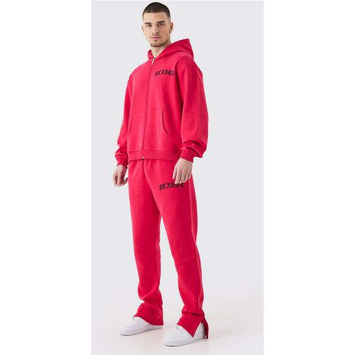 Tall - Survêtement oversize zippé - XXL - Boohooman - Modalova