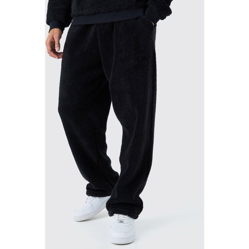 Jogging oversize en polaire uni - S - Boohooman - Modalova