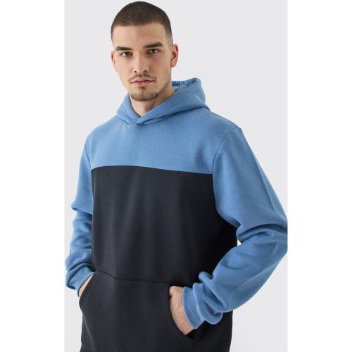 Tall - Sweat à capuche color block en homme - L - Boohooman - Modalova