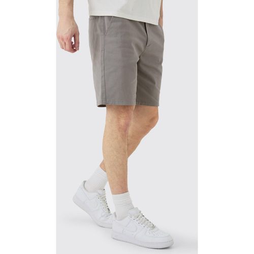 Tall - Short chino slim à taille fixe - 34 - Boohooman - Modalova