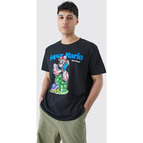 T-shirt oversize imprimé Super Mario - Boohooman - Modalova