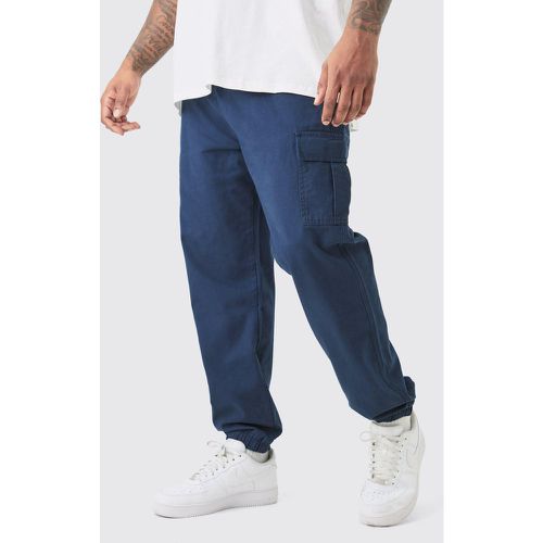 Grande taille - Pantalon cargo à taille élastiquée - XXXL - Boohooman - Modalova