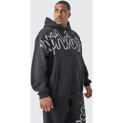 Grande taille - Survêtement oversize à imprimé graffiti - XXL - Boohooman - Modalova