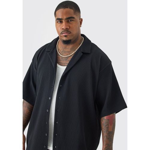 Grande taille - Chemise plissée - XXL - Boohooman - Modalova