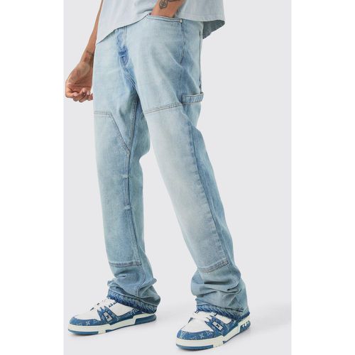 Tall Slim Rigid Flare Carpenter Jeans - Boohooman - Modalova