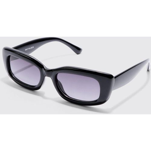 Lunettes de soleil rectangulaires en plastique - ONE SIZE - Boohooman - Modalova