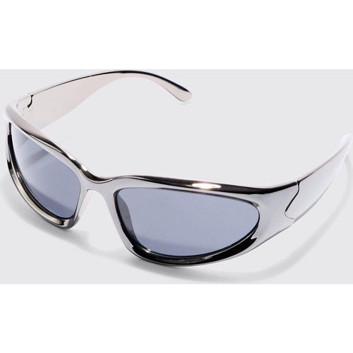 Retro Sunglasses In Grey - Boohooman - Modalova