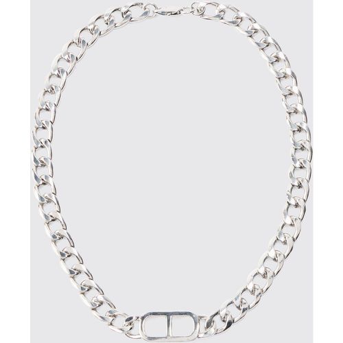 Chunky Metal Necklace In Silver - Boohooman - Modalova