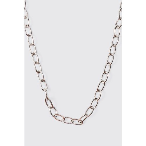 Short Chunky Metal Chain Necklace In Silver - Boohooman - Modalova