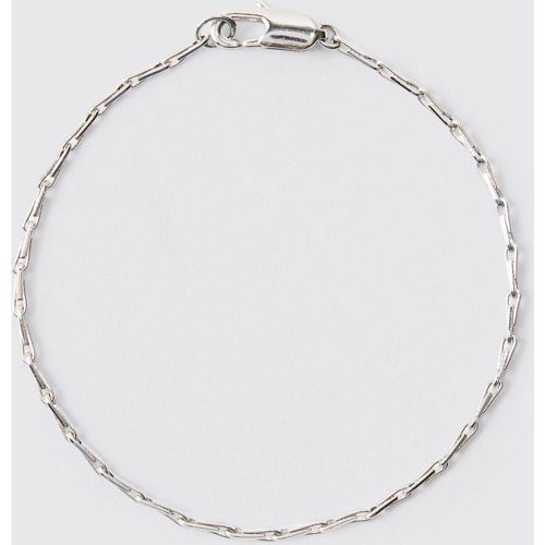 Metal Chain Bracelet In Silver - Boohooman - Modalova