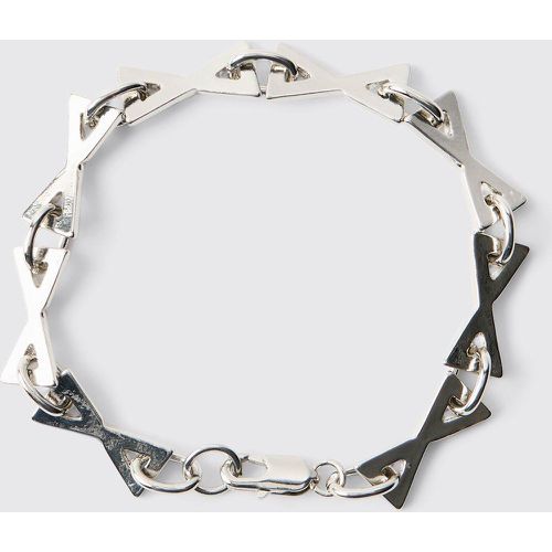 Bracelet métallisé avec fermoir en Z - ONE SIZE - Boohooman - Modalova