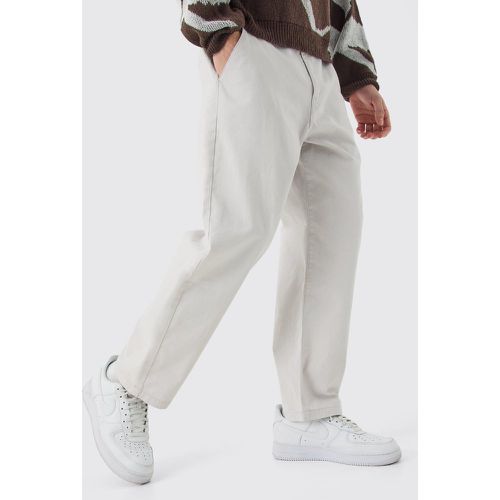 Pantalon court chino à taille fixe - 30 - Boohooman - Modalova