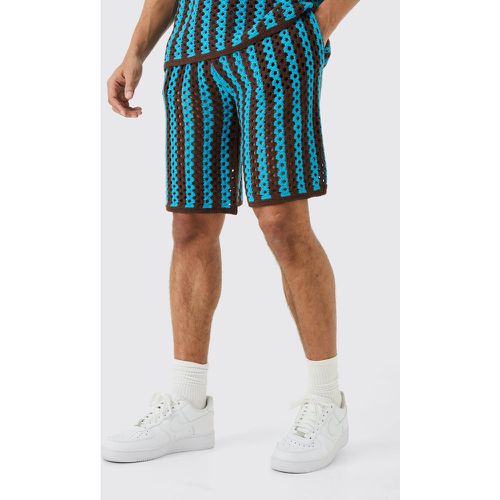 Short large en maille - S - Boohooman - Modalova