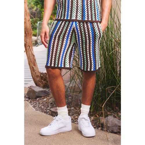 Short large en maille - S - Boohooman - Modalova