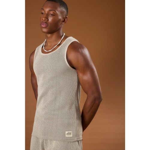 Débardeur moulant texturé - S - Boohooman - Modalova
