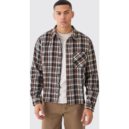 Chemise oversize à carreaux - S - Boohooman - Modalova