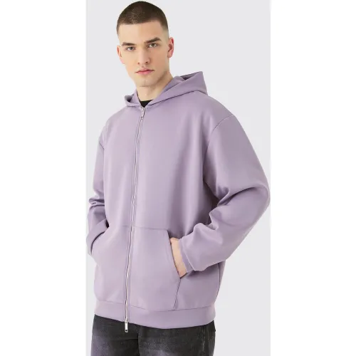 Tall - Sweat à capuche oversize zippé homme - S - Boohooman - Modalova