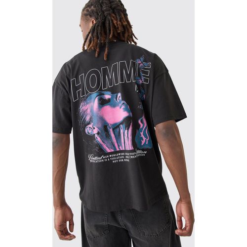 T-shirt oversize épais - S - Boohooman - Modalova