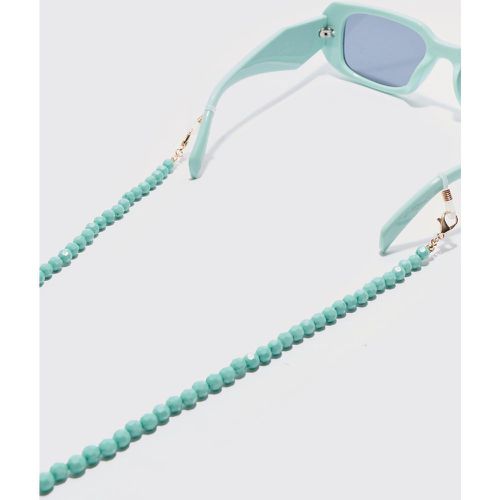 Chaîne de lunettes de soleil à perles strassées - ONE SIZE - Boohooman - Modalova