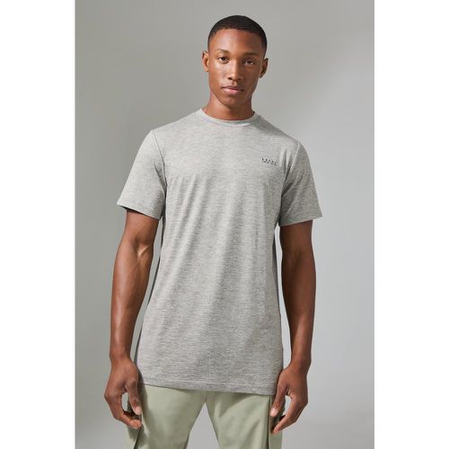 T-shirt de sport à fente - MAN Active homme - S - Boohooman - Modalova