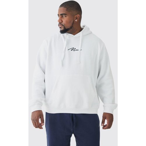 Grande taille - Sweat à capuche basique à logo signature - MAN homme - XXL - Boohooman - Modalova