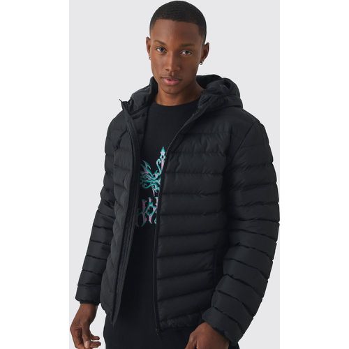 Veste matelassée zippée à capuche - S - Boohooman - Modalova