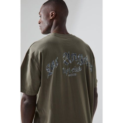 T-shirt de sport oversize à slogan - MAN Active - XS - Boohooman - Modalova