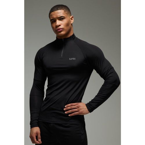 Sweat à capuche zippé - MAN Active - S - Boohooman - Modalova