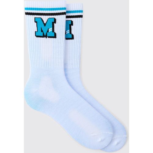 M Varsity Sports Stripe Socks - Boohooman - Modalova