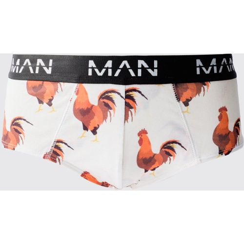 Caleçon à imprimé coq - MAN - XS - Boohooman - Modalova