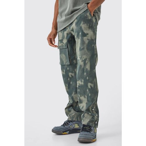 Pantalon cargo slim à imprimé camouflage - 28 - Boohooman - Modalova