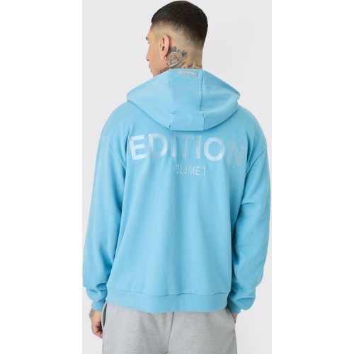 Tall - Sweat à capuche oversize zippé homme - S - Boohooman - Modalova