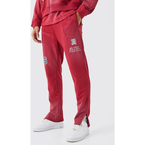 Jogging délavé fendu sur le côté - XL - Boohooman - Modalova