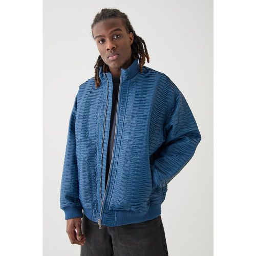 Bomber oversize plissé homme - M - Boohooman - Modalova