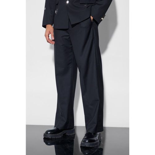 Relaxed Fit Suit Trousers - Boohooman - Modalova