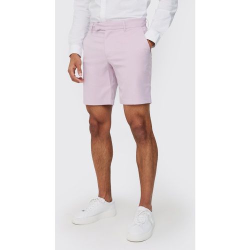 Short de costume slim texturé - 28 - Boohooman - Modalova