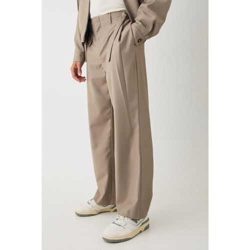 Formal Wide Fit Trousers - Boohooman - Modalova