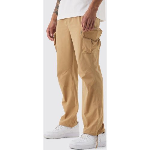 Pantalon cargo droit technique - M - Boohooman - Modalova