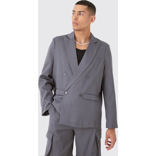 Blazer oversize croisé - Mix & Match - 34 - Boohooman - Modalova