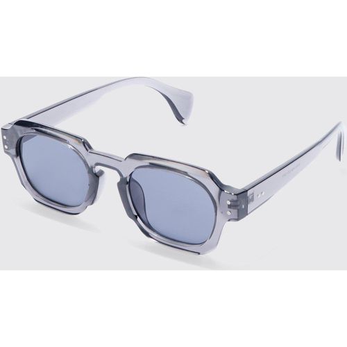 Round Plastic Sunglasses - Boohooman - Modalova