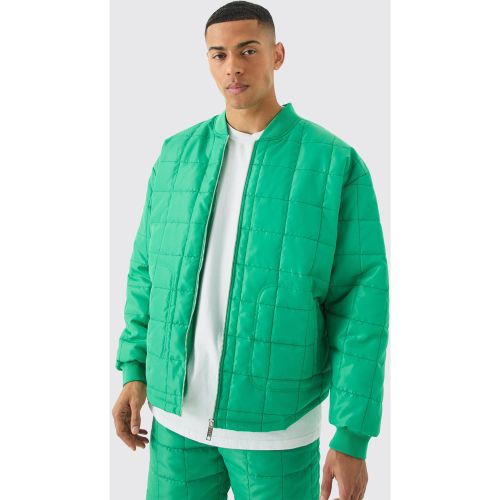 Bomber oversize matelassé - M - Boohooman - Modalova