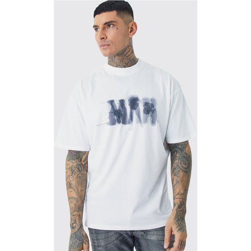 Tall - T-shirt oversize imprimé - MAN - Boohooman - Modalova