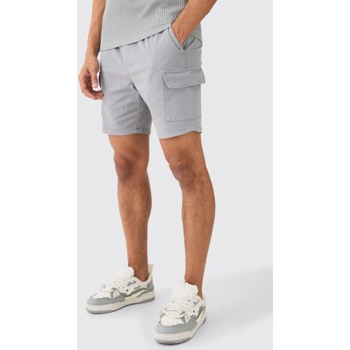Short cargo skinny à slogan - L - Boohooman - Modalova