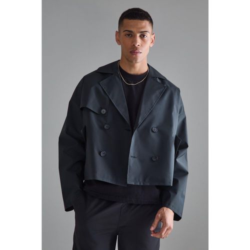 Trench court croisé - XS - Boohooman - Modalova