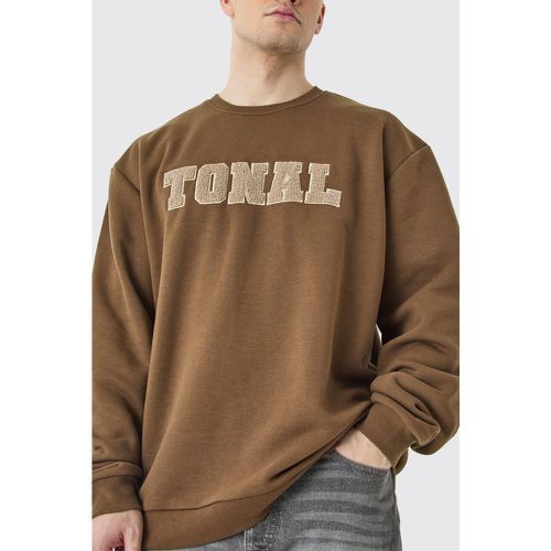 Tall - Sweat oversize en polaire - S - Boohooman - Modalova