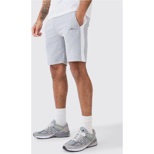 Short mi-long color block - MAN - M - Boohooman - Modalova